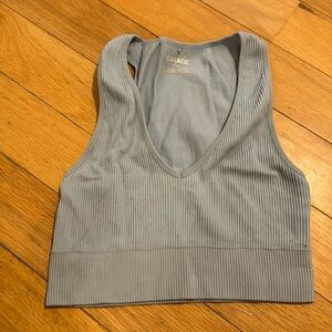 light blue garage tank